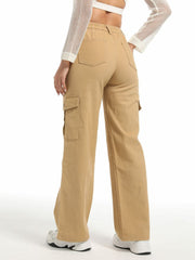 Fashion Casual Straight Cargo Jeans