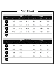 Fashion Irregular Hem Top High Waist Trousers Set