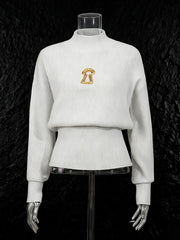 Casual Long Sleeve Knit Pullover Sweater