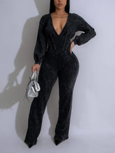 Sexy V-neck Hooded Patchwork Slim Jumpsuits