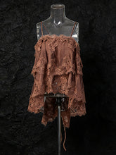 Sexy Lace-Trimmed Backless Top