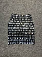 Fashion Rhinestone Elastic Short Skirt