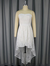 Gorgeous Strapless Lace Jacquard Evening Dress