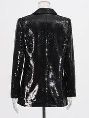 Luxury Sequin Slim Blazer