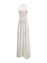 Elegant Sleeveless Knit Midi Dress
