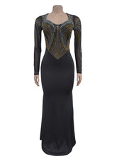 Sexy Rhinestones Slim Fit Party Club Dress