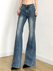 Fashion Casual Slim Flared Jeans