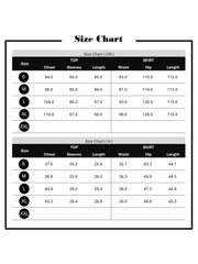 Boutique Lapel Full Sleeves Slim Top And Mesh Skirt Sets