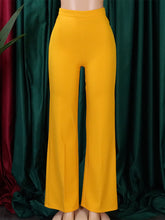 Casual Elastic High Waist Wide Leg Pants