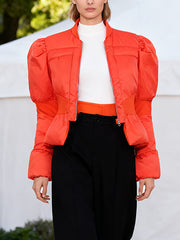 Fashion Slim Cropped Puffer Jacket