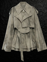 Fashion Camo Print Deconstruct Skirt Set