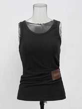 Casual Sleeveless Knit Slim fit Tank Top