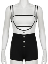 Sleeveless Backless Hollow Out Romper