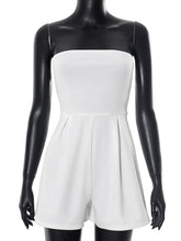 Sexy Strapless Slim Romper