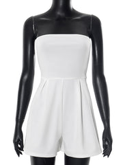 Sexy Strapless Slim Romper
