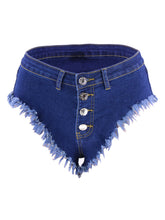 Night Club Denim Triangle Shorts Jeans