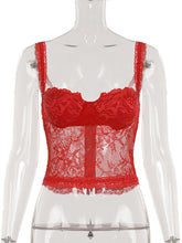 Sexy Lace See Through Tube Top