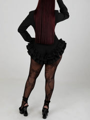 Sexy High Waist Ruffles Romper