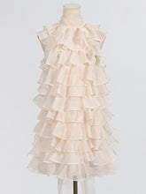 Fashion Sleeveless Ruffle Slim Dress