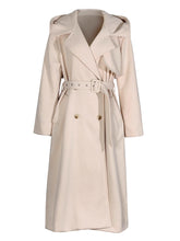 Fashion Belted Fleecy Trench Coat