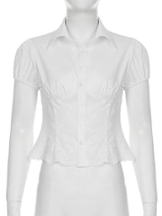 Lace Patchwork Casual Short Sleeve T-Shirt