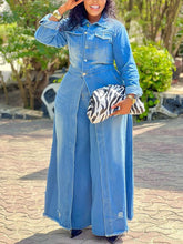 Casual Loose Denim Jacket Trench