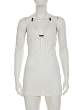 Sexy Knit Hollow Out Backless Bodycon Dress