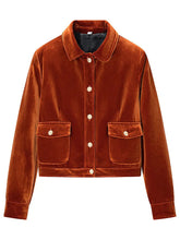 Casual Velvet Long Sleeve Jacket