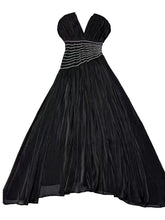 Fashion V-neck Girdle Waist Slim Dress