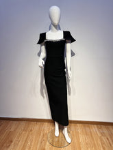 Sexy Rhinestone Square Neck Slim Party Dress