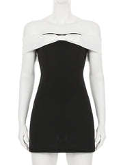Elegant Off Shoulder Bows Cocktail Dress