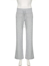 Casual Drawstring Straight Sweatpants