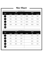 Elegant Embroider Hollow Tops Mesh Pleated Skirt Sets