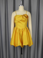 Elegant Spaghetti Straps Backless Party Mini Dress