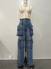 Fashion Multi-Pockets Cargo Jeans