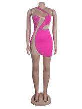 Sexy Rhinestone Club Bodycon Dress