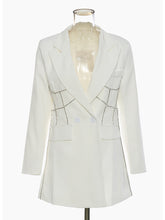 Luxury Studded Double Breasted Blazer