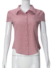 Retro Casual Turn-down Collar Plaid Shirt