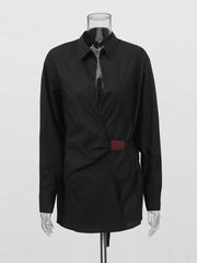 Casual Irregular Loose Shirt Dress