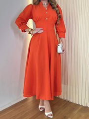 Fashion V Neck Cinched Waist Party Maxi Dress