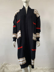 Casual Long Sleeve Knit Cardigan Coat