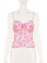 Sexy Sequin Corset Sheer Mesh Tube Top