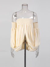 Fashion Off Shoulder Draped Top