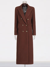 Fashion Double Breasted Long Coat