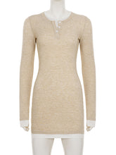 Casual Knit Bodycon Mini Dress