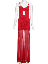 Sexy Hollow Out See-Through Vacation Dress