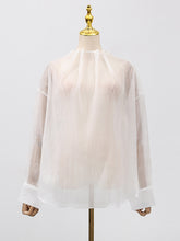 Fashion Oversized Sheer Sun Protection Shirt