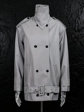 Fashion Double-Breasted Belted Trench Coat