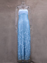 Fashion Strapless Sequin Backless Balconette Dress