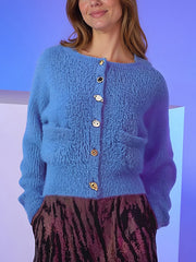 Casual Button Up Cardigan Sweater